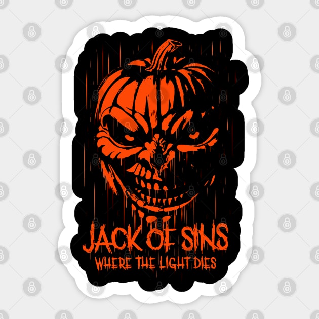 JACK OF SINS Sticker by artslaves